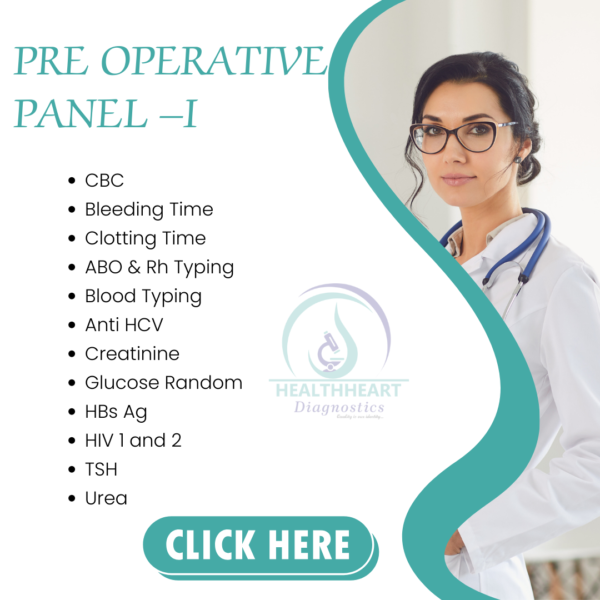 Pre operative Panel –I